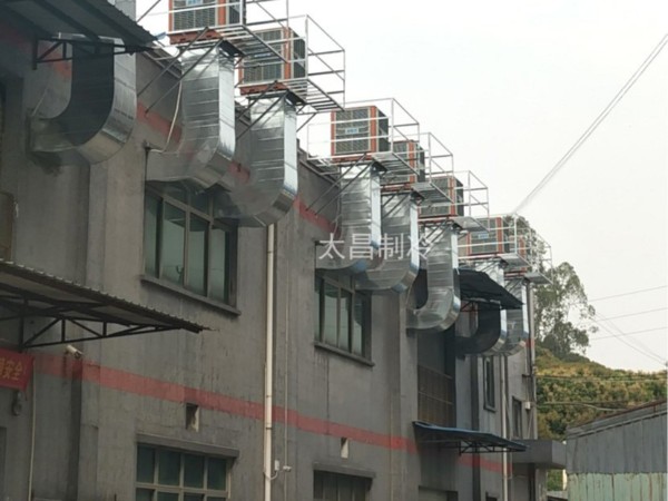 深圳市某打磨車(chē)間環(huán)?？照{(diào)降溫工程