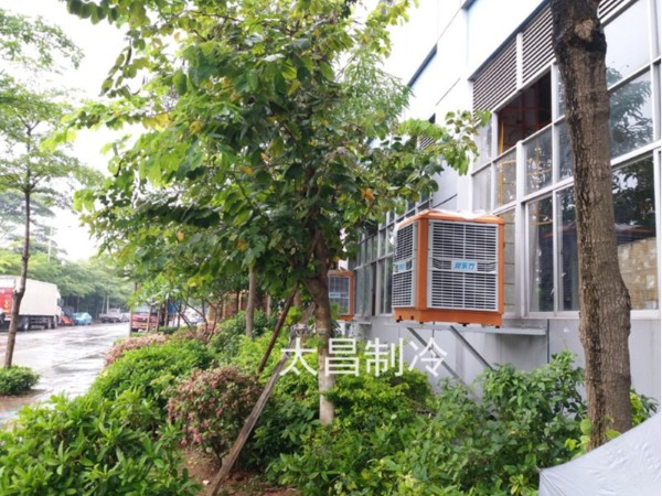 深圳某汽車配件廠車間環(huán)?？照{(diào)降溫工程